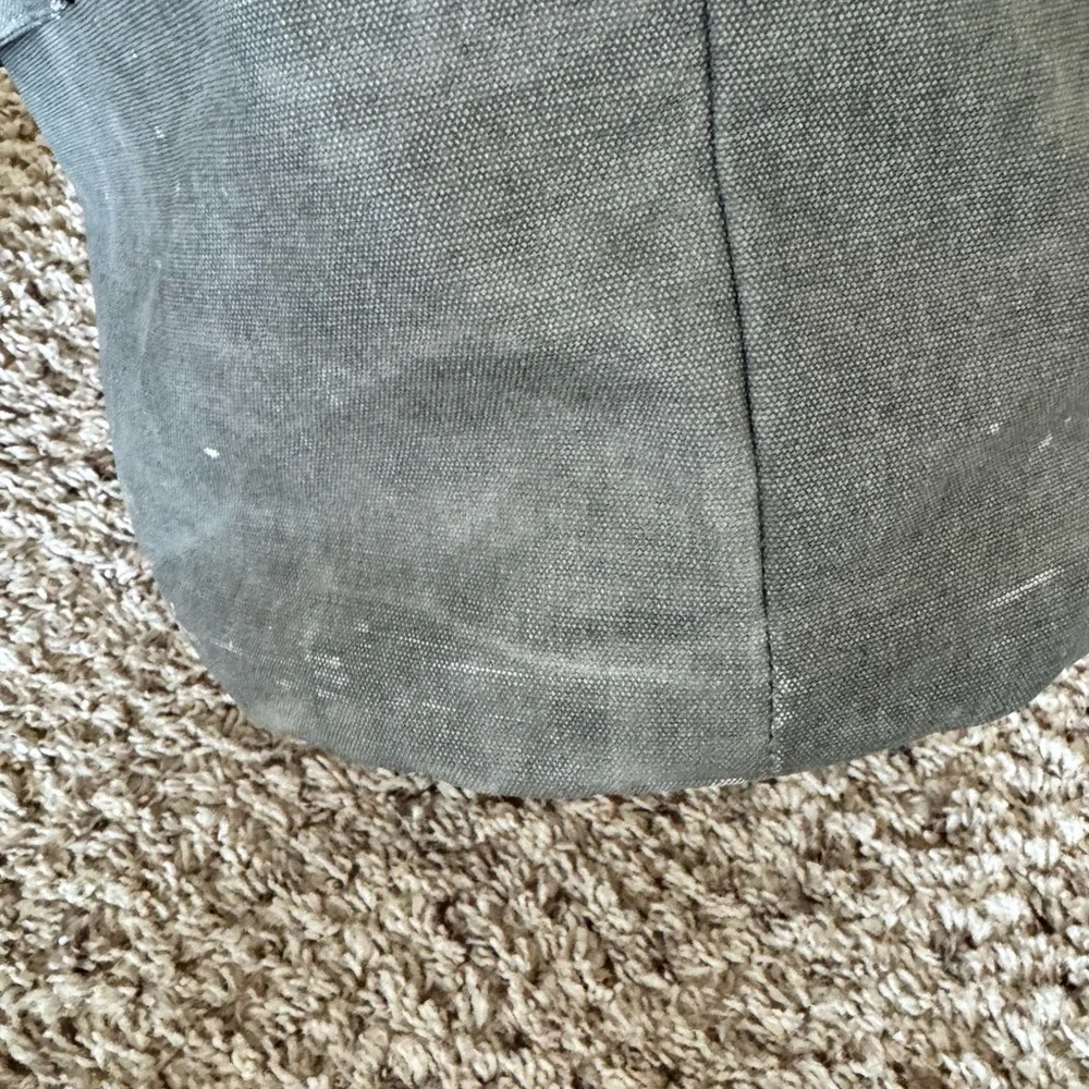 Restoration Hardware Gray and Cream Fabric Baskets